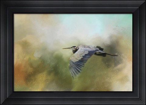 Framed Spray Of The Sea Print
