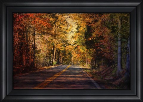 Framed Falls Guiding Light Print