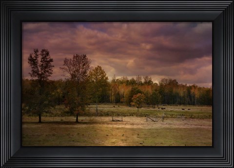Framed Autumn In The Country Print