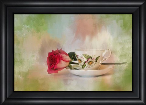 Framed Christmas Rose Print