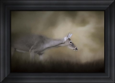 Framed Hesitation Print