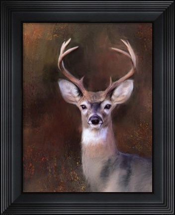 Framed Eight Point In Autumn Print