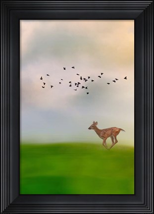 Framed Racing Wings Print