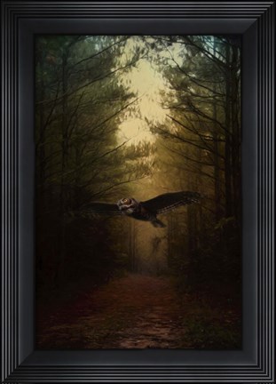 Framed Guardian Of The Forest Print