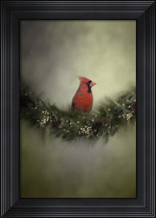 Framed Waiting On Christmas Print