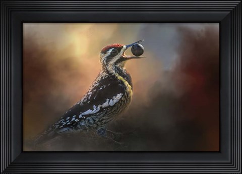 Framed One Cracked Nut Print