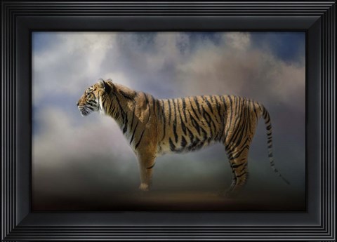 Framed Waiting In The Light Print