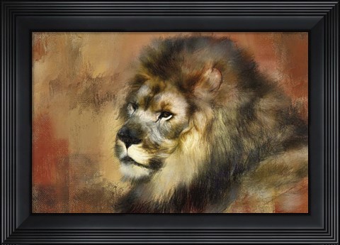 Framed Resting King Print