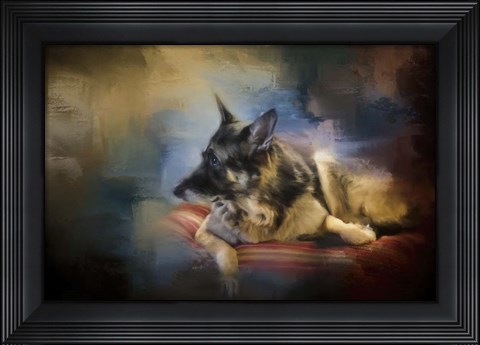 Framed Watching The Drama Print