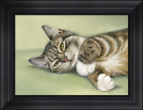 Framed Green Eyes Print