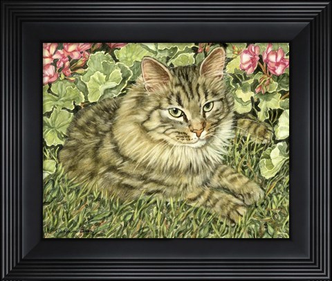 Framed Tiger Print