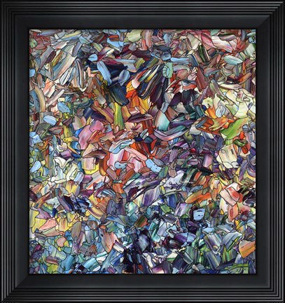 Framed Fragmenting Heart Print