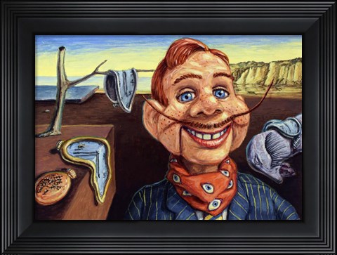 Framed Howdy Dali Doody Print
