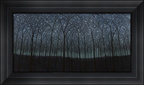 Framed Starry Trees Print