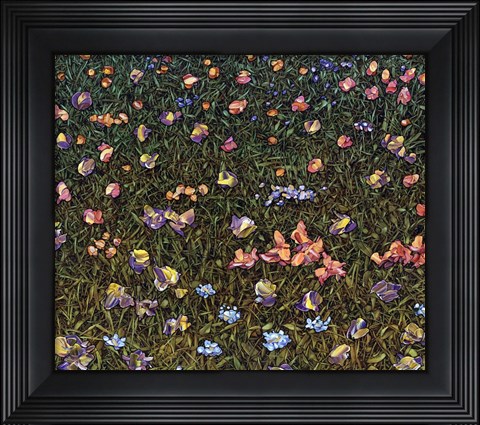 Framed Wildflowers Print