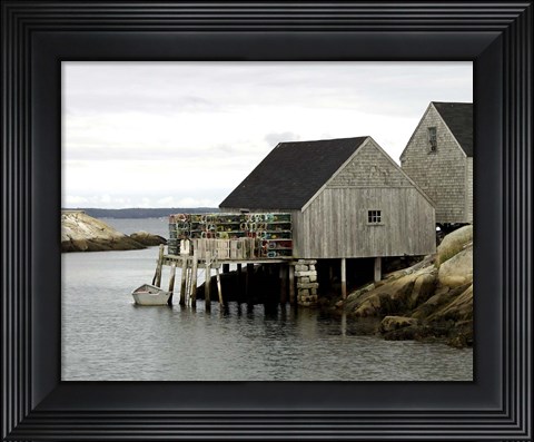 Framed Peggy&#39;s Cove, NS Print
