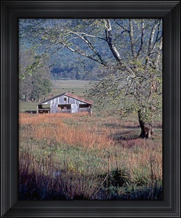 Framed Hay Barn Print