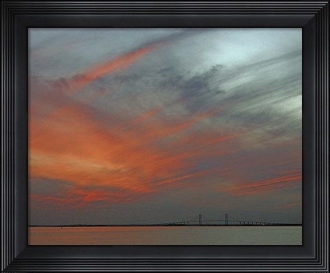 Framed Lanier Bridge Print