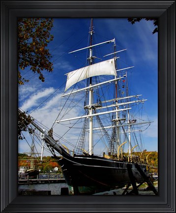 Framed Tall Ship Print