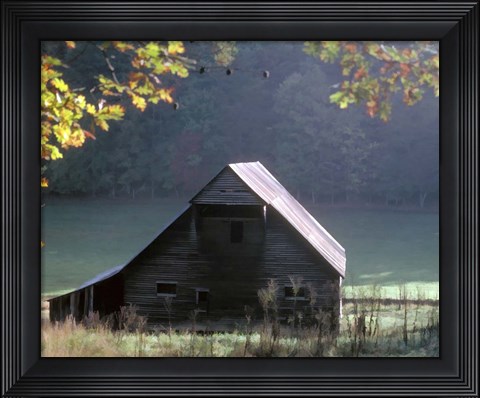 Framed #54 P Cades Cove Barn Print