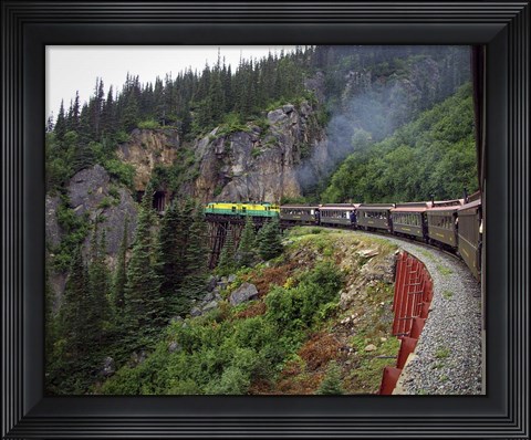 Framed #89  White Pass RR Print