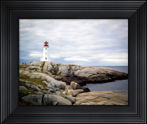 Framed Peggy&#39;s Cove, NS Print