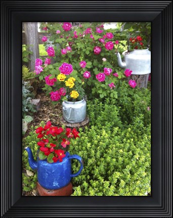 Framed Garden Corner Print