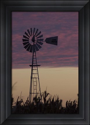 Framed Windmill Print