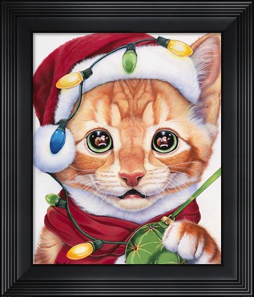 Framed Uh Oh! Santa! Print