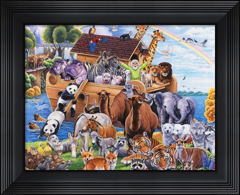 Framed Noah&#39;s Ark Print