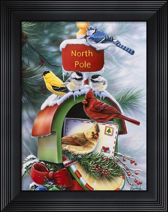 Framed North Pole Print