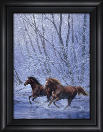 Framed Sign Of Spring Print