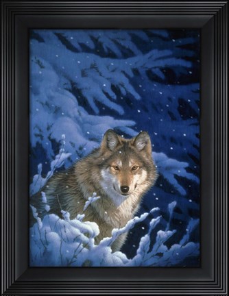 Framed Winter - Snow Print