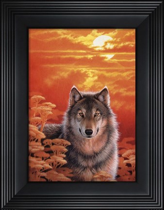 Framed Gaze Print