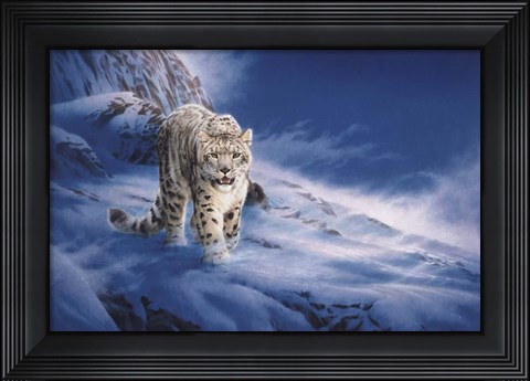 Framed In Snowstorm Print