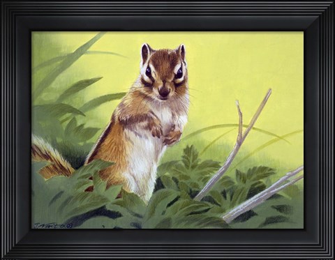 Framed Pondering Print