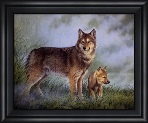 Framed Careful Watch Print