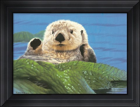 Framed Afternoon Swim Print