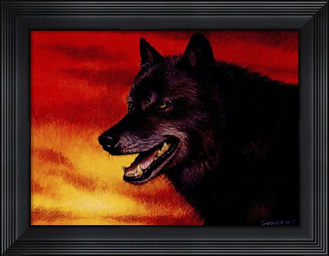 Framed Red Skies Print