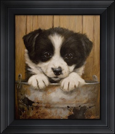 Framed Peek-a-Boo Print