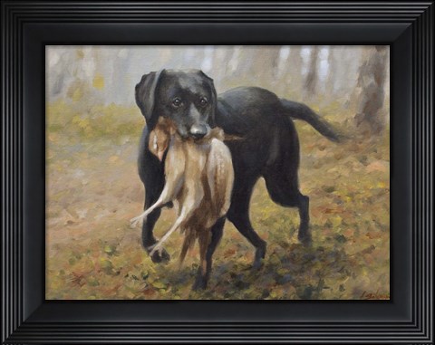 Framed Game Hunter Print