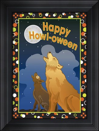 Framed Happy Howloween Print