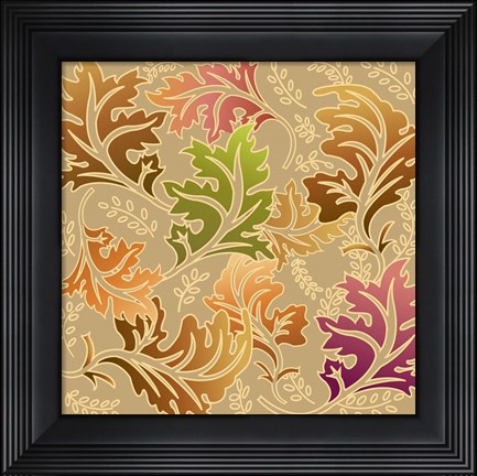 Framed Fall Flower V Print