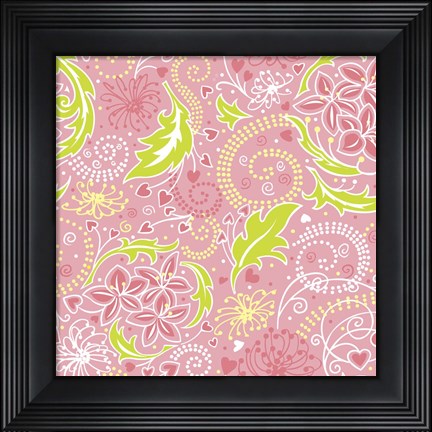 Framed Pretty &amp; Pink Print