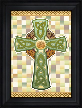 Framed Celtic Cross Print