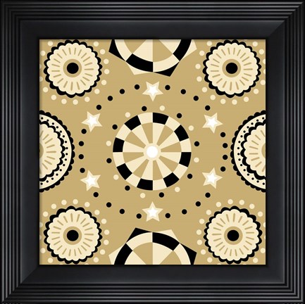 Framed Classic Medallions Print