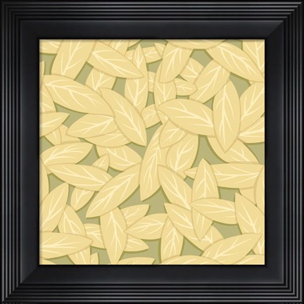 Framed Light Leaves Print