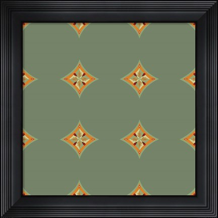 Framed Morocco Diamonds Print