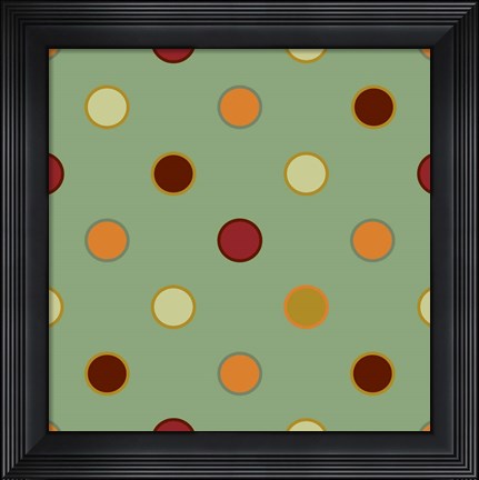 Framed Morocco Dots Print