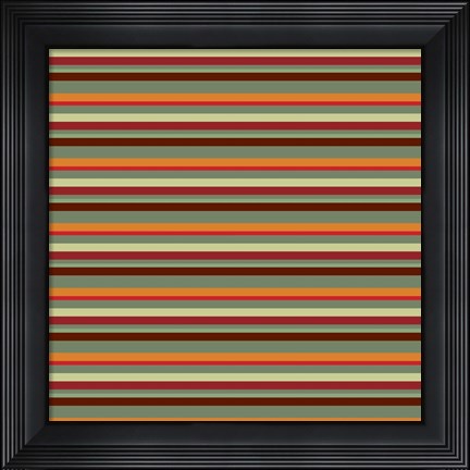 Framed Morocco Stripe Print